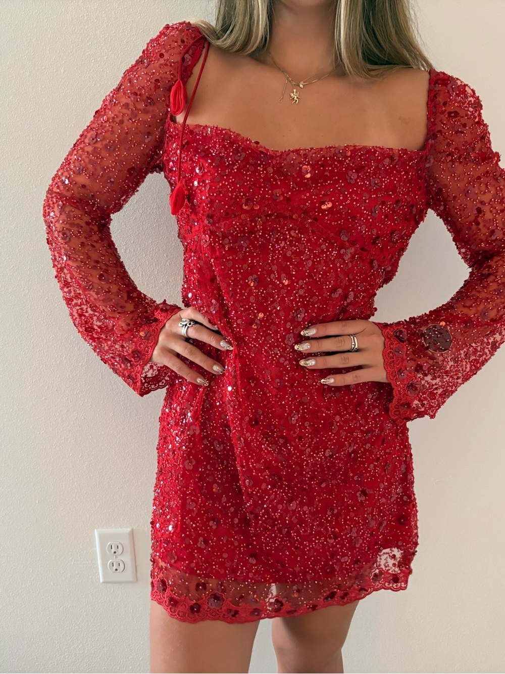 For Love And Lemons Gwendolyn Mini Dress